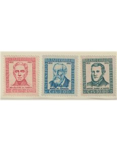 BRASILE 1952 Centenario del telegrafo 3v MNH**