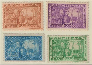 BRAZIL 1934 Foundation Sao Paulo 4v MNH**