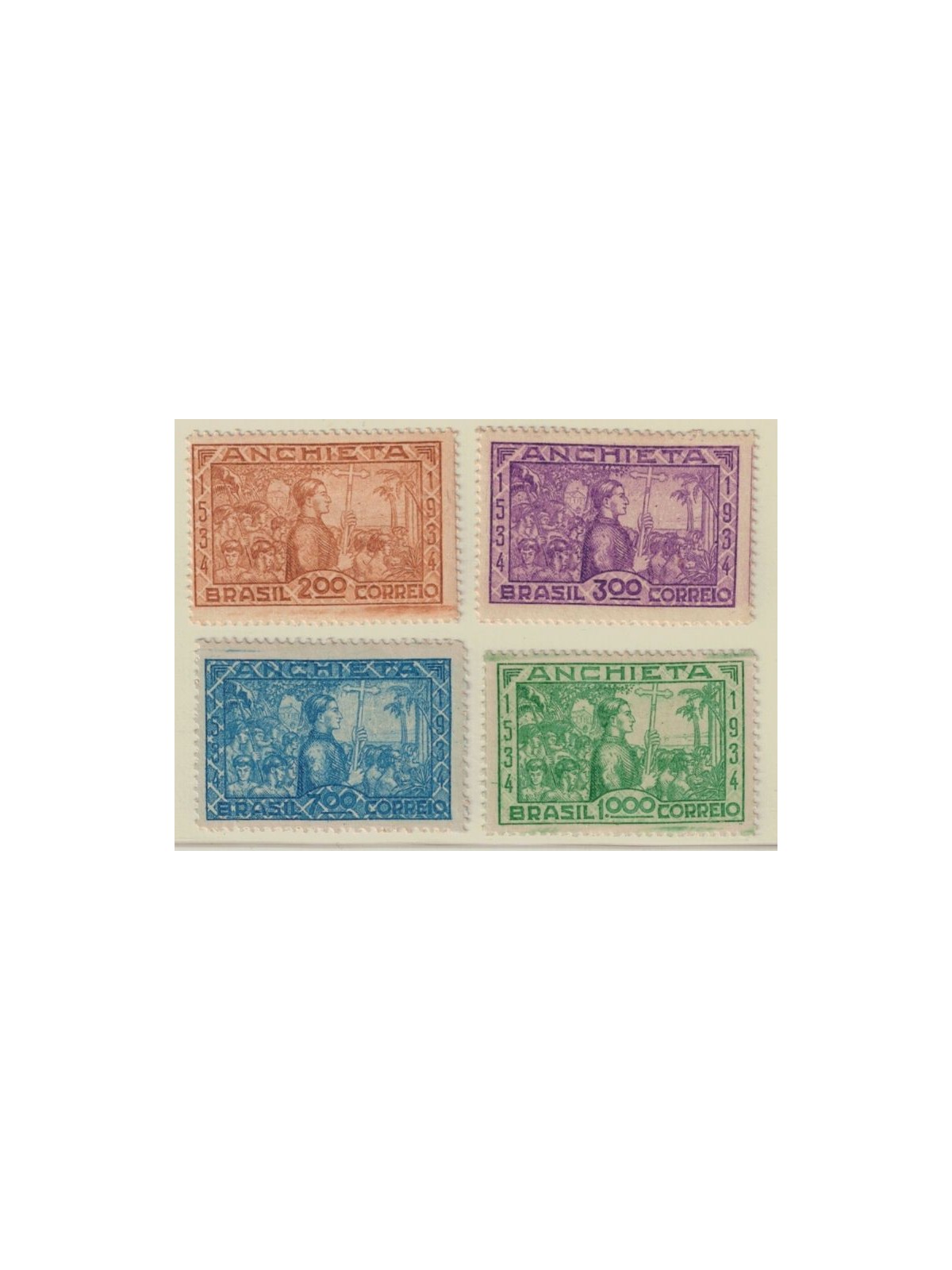 BRAZIL 1934 Foundation Sao Paulo 4v MNH**