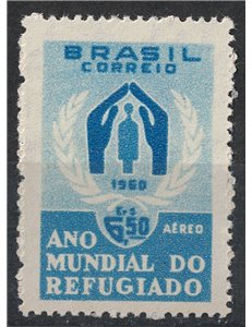 BRASILE 1960 Anno del rifugiato MNH**