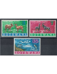 BOTSWANA 1967 Chobe Game Reserve 3v MH*