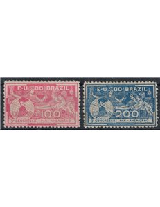 BRASILE 1906 Congresso Pan-Americano 2v MH*