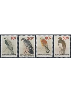 BOPHUTHATSWANA 1989 Birds of Prey 4v MNH**