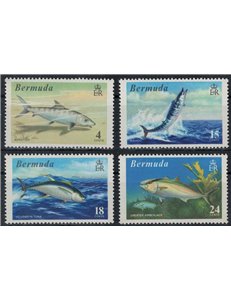 BERMUDA 1972 Marine fauna (fish) 4v MNH**