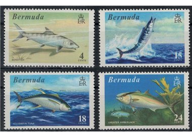 BERMUDA 1972 Marine fauna (fish) 4v MNH**