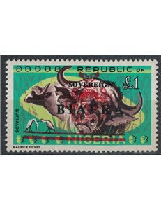 BIAFRA 1968 Francobolli di Nigeria soprastampati (£1) MNH**
