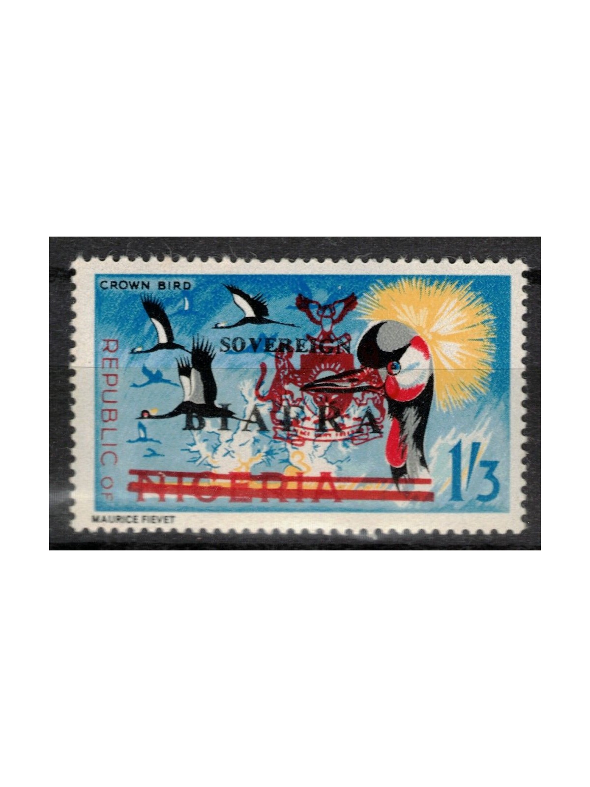 BIAFRA 1968 Nigerian Stamps Overprinted (1/3) MNH**