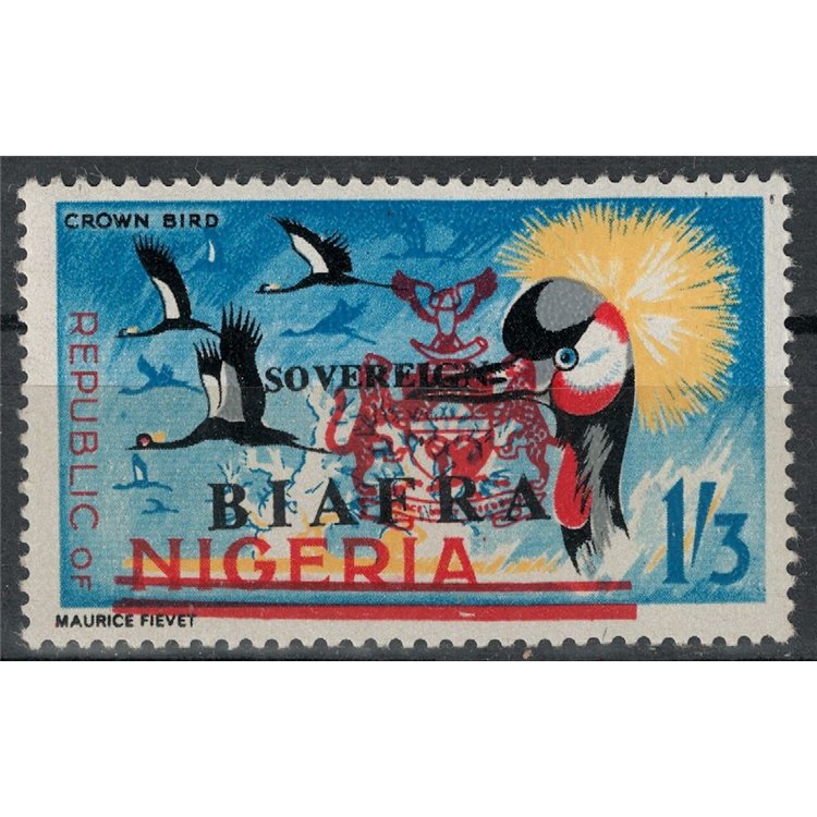 BIAFRA 1968 Francobolli di Nigeria soprastampati (1/3) MNH**