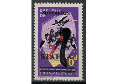 BIAFRA 1968 Nigerian Stamps Overprinted (6p) MNH**