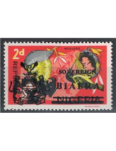 BIAFRA 1968 Francobolli di Nigeria soprastampati (2p) MNH**