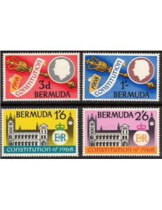 BERMUDA 1968 New Constitution 4v MNH**