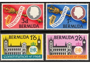 BERMUDA 1968 Nuova Costituzione 4v MNH**