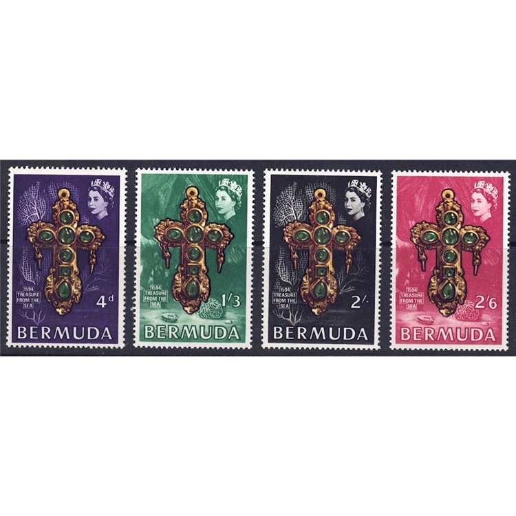 BERMUDA 1969 Tesori dal mare 4v MNH**