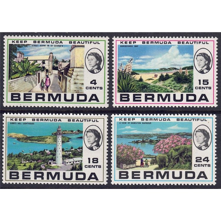 BERMUDA 1971 Turismo 4v MNH**