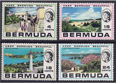 BERMUDA 1971 Turismo 4v MNH**