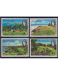 BERMUDA 1971 Golf 4v MNH**