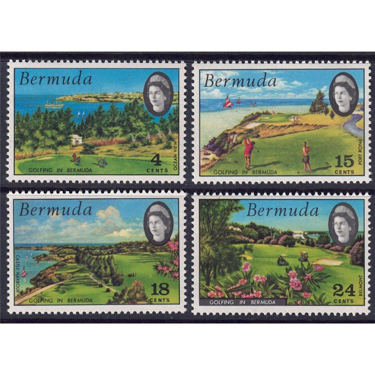 BERMUDA 1971 Golf 4v MNH**