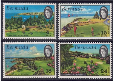 BERMUDA 1971 Golf 4v MNH**