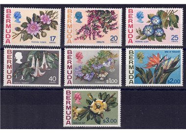 BERMUDA 1975 Ordinary series (clubs) 7v MNH**