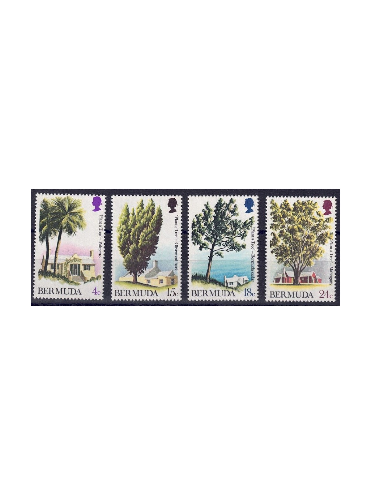 BERMUDA 1973 Year of Reforestation 4v MNH**