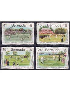 BERMUDA 1973 Centenario del Tennis 4v MNH**