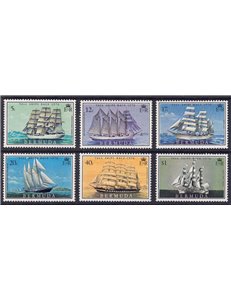 BERMUDA 1976 Corsa di grandi velieri 6v MNH**