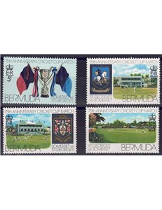 BERMUDA 1976 Cricket Cup 4v MNH**