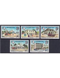 BERMUDA 1977 Membership of the UPU 5v MNH**