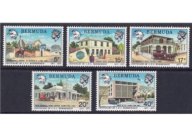 BERMUDA 1977 Membership of the UPU 5v MNH**
