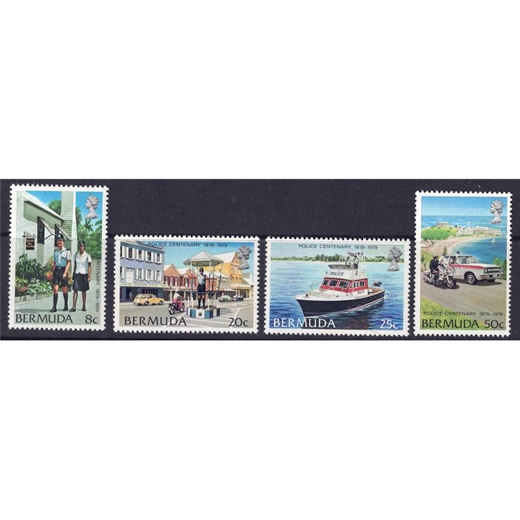 BERMUDA 1979 Centenary of the Police 4v MNH**