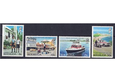 BERMUDA 1979 Centenario della Polizia 4v MNH**