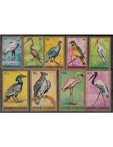 BURUNDI 1965 Uccelli (Posta Aerea) 9v MNH**