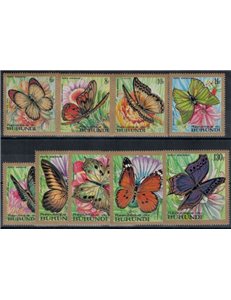BURUNDI 1968 Butterflies, airmail 9v MNH**