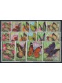 BURUNDI 1968 Fauna, farfalle 16v MNH**