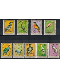 BURUNDI 1979 Fauna, uccelli 9v MNH**
