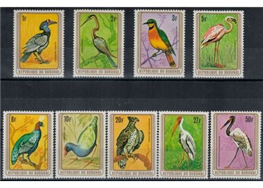 BURUNDI 1979 Fauna, uccelli 9v MNH**