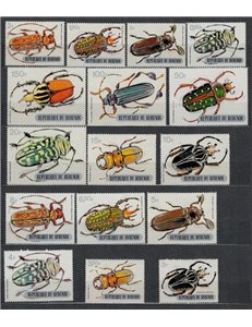 BURUNDI 1970 Insects 16v MNH**