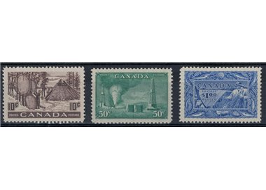 CANADA 1950-51 Industrialisation 3v MNH**