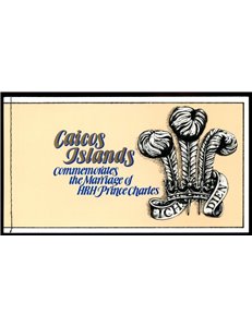 CAICOS ISLANDS 1981 Carlo e Diana Nozze Reali 1 LB MNH**