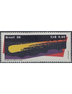 BRASILE 1986 Cometa di Halley MNH**