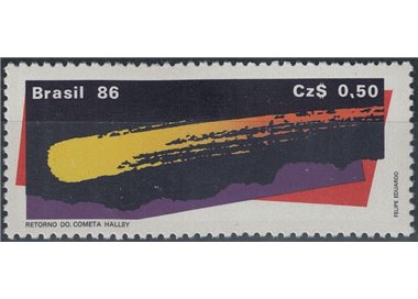 BRAZIL 1986 Halley's Comet MNH**
