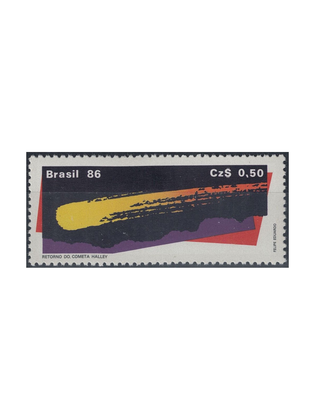 BRAZIL 1986 Halley's Comet MNH**