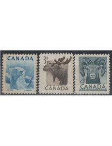 CANADA 1953 Wildlife Conservation 3v MNH**