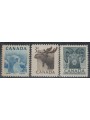 CANADA 1953 Wildlife Conservation 3v MNH**