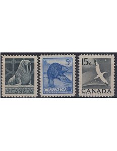 CANADA 1953 Wildlife Conservation 3v MNH**