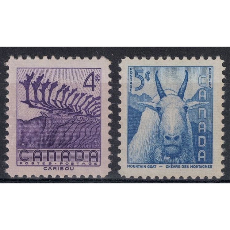 CANADA 1956 Wildlife Conservation 2v MNH**