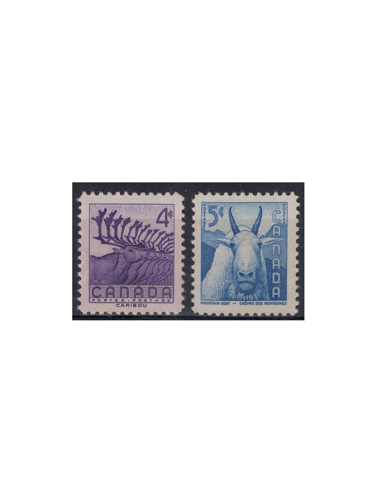 CANADA 1956 Wildlife Conservation 2v MNH**