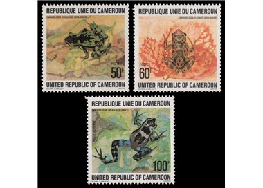 CAMERUN 1978 Rane camerunensi 3v MNH**