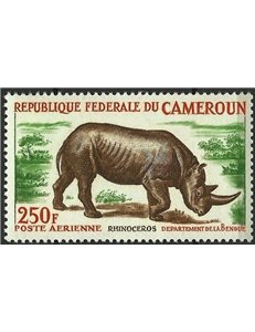 CAMERUN 1962-64 Rinoceronte, posta aerea MNH**