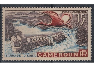 CAMERUN 1953 Diga di Edea, posta aerea MNH**